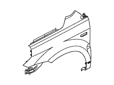 Honda 60211-S9V-A80ZZ Panel, Right Front Fender (Dot)