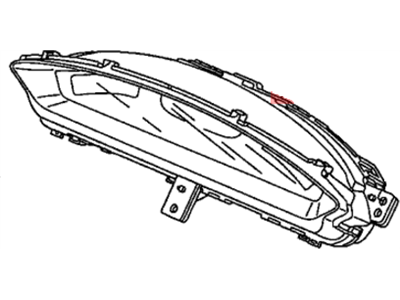 Honda 78120-SNA-A14 Speedometer Assembly (Northland Silver)