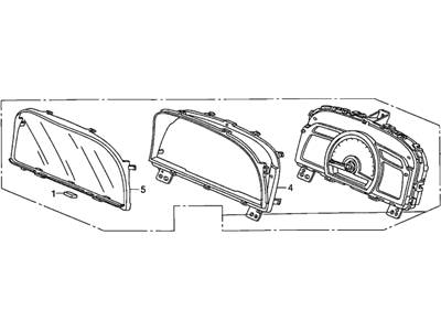 Honda 78200-SVB-A52 Meter Assembly, Combination