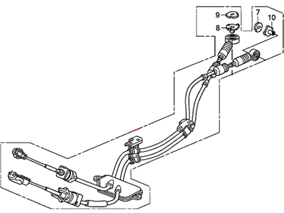 Honda 54310-SNA-A05 Wire, Change