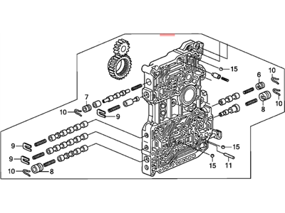 2010 Honda Fit Valve Body - 27000-RPC-000