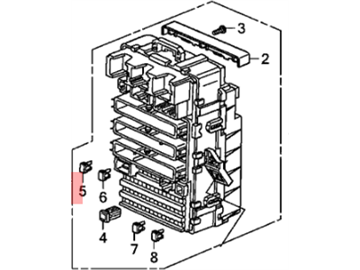 Honda 38200-SNA-A15 Box Assembly, Fuse