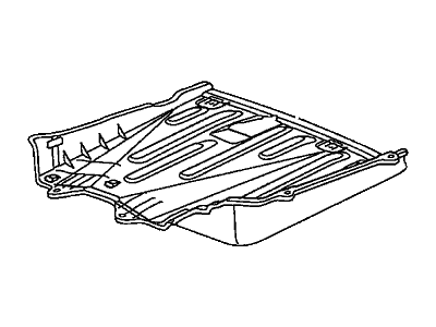 Honda 74625-SNE-A00 Cover, RR. Floor (Lower)