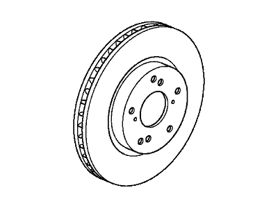 Honda 45251-SNA-010 Disk, Front Brake (14