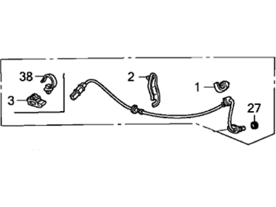 2010 Honda Civic Speed Sensor - 57475-SNA-023