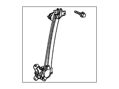 Honda 72750-SNA-A01 Regulator, Left Rear Door Power