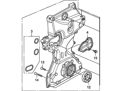 Honda 15100-RNC-T01 Pump Assembly, Oil