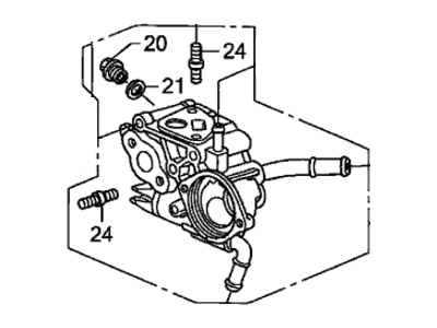 Honda Civic Thermostat Housing - 19320-RNA-A00