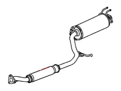 Honda 18220-SNX-A01 Pipe B, Exhuast