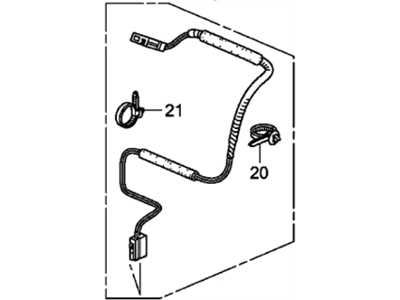 Honda Civic Antenna Cable - 39156-SNA-A10