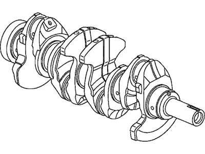 2012 Honda Civic Crankshaft - 13310-RNA-A00