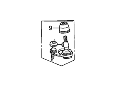 Honda 51220-SNA-A03 Joint, Right Front Ball (Lower)