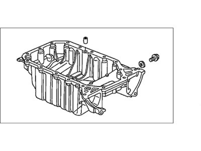 Honda 11200-RRC-000 Pan Complete, Oil