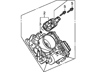 Honda 16400-RNB-A01 Throttle Body, Electronic Control (Gma4A)