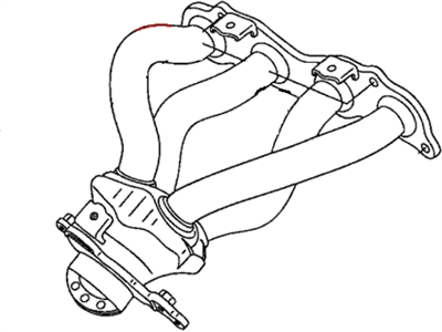 2008 Honda Civic Exhaust Manifold - 18100-RRB-A00