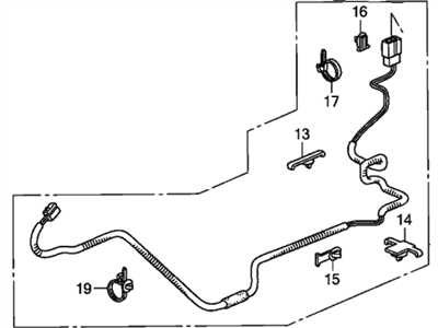 2008 Honda Civic Antenna Cable - 39160-SNA-A00