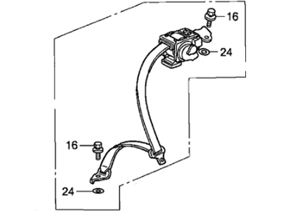 2009 Honda Civic Seat Belt - 04824-SNE-A01ZC