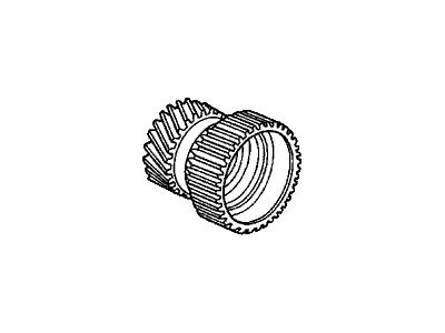 Honda 23411-PRH-010 Gear, Secondary Shaft Low