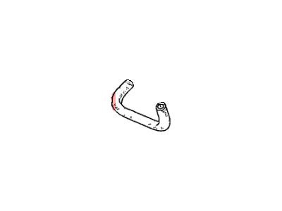 Honda 19509-PPA-A00 Hose, Rotary Air Control Valveoutlet