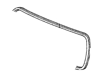 Honda 74441-S9A-003 Weatherstrip, Glass Hatch