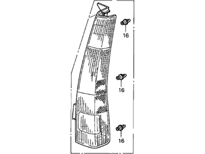 Honda 33501-S9A-A00 Lamp Unit, R. Tail