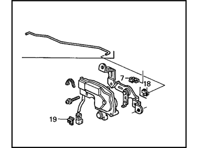 2002 Honda CR-V Door Lock Actuator - 74811-S9A-J01