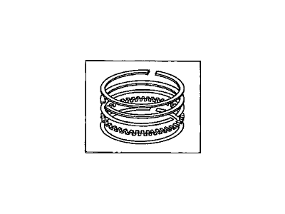 Honda 13021-PPA-003 Ring Set, Piston (Over Size) (0.25) (Teikoku)