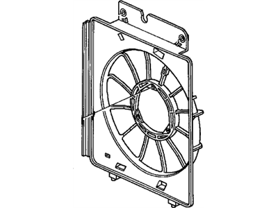 Honda 38615-PNL-G02 Shroud, Air Conditioner (Gf30) (Denso)