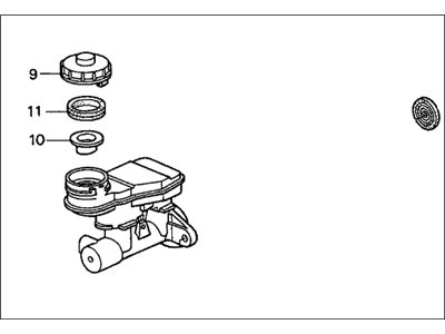 Honda 46100-S9A-A01 Master Cylinder Assembly