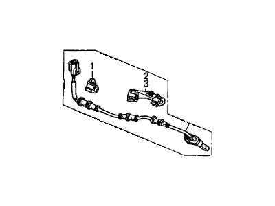 Honda 57470-S9A-013 Sensor Assembly, Right Rear