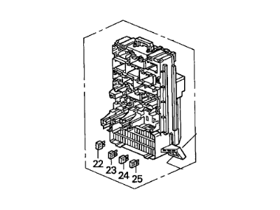 Honda 38200-S9A-A12 Box Assembly, Fuse