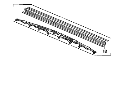 Honda 76620-S9A-306 Blade, Windshield Wiper (525Mm)