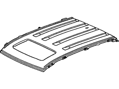 Honda 62100-SCA-A10ZZ Panel, Roof (Sunroof)