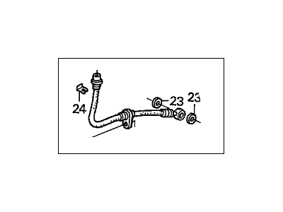 2003 Honda CR-V Brake Line - 01466-S9A-000