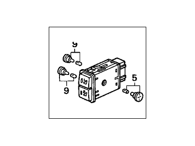 Honda Seat Heater Switch - 38535-S9A-S01ZA