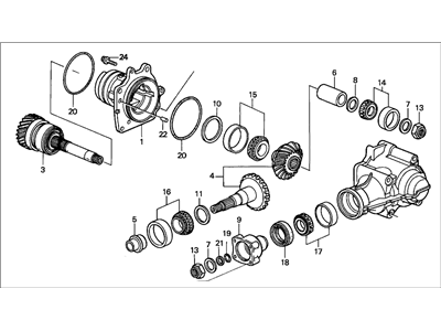 Honda CR-V Transfer Case - 29000-PPS-A00