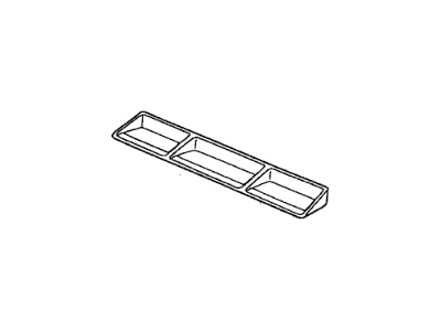 Honda 77335-S9A-A01ZC Mat Assy., Passenger Tray *YR239L* (KI IVORY)