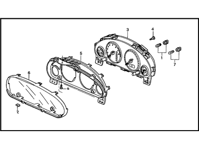 Honda CR-V Speedometer - 78100-S9A-A43