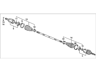 2005 Honda CR-V Axle Shaft - 42311-S9A-A00