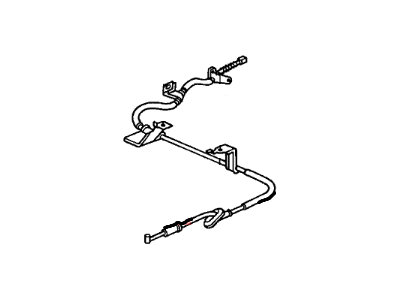 Honda 47510-S9A-E01 Wire B, Passenger Side Parking Brake