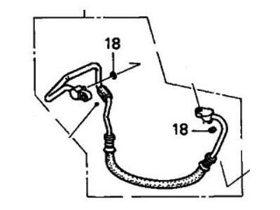 Honda 80315-SCA-A01 Hose, Discharge