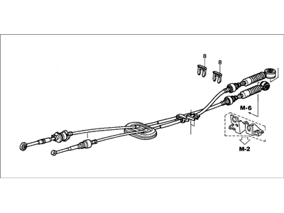 Honda 54310-S9A-033 Wire, Change