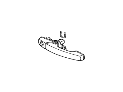 Honda CR-V Tailgate Handle - 74810-S9A-J11ZB