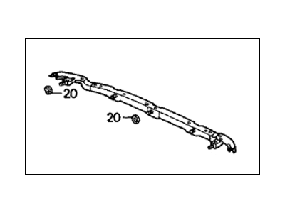 Honda 71540-SR2-000 Beam, RR. Bumper (Upper)