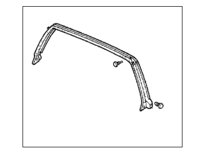 1993 Honda Del Sol Weather Strip - 72330-SR2-003