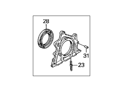 Honda 11300-PR4-A00 Cover Assy., R. Side