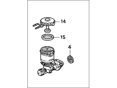 Honda 46100-SR3-003 Master Cylinder Assembly