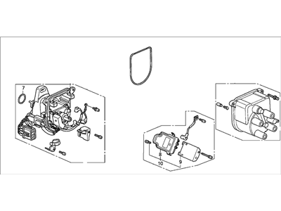 Honda 30105-P2E-A02 Housing, Distributor