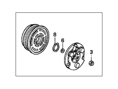 Honda 38900-P2R-A01 Clutch Set, Compressor