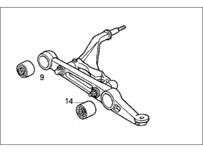 1993 Honda Civic Control Arm - 51360-SR3-010